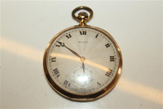 9ct gold Rolex pocket watch